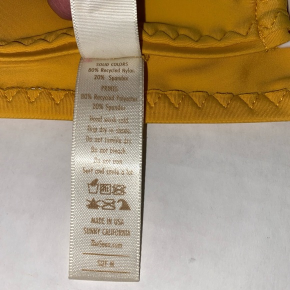 Seea Goa Bikini Top - Saffron - Picture 6 of 12